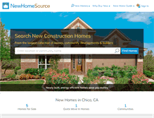 Tablet Screenshot of newhomes.silive.com